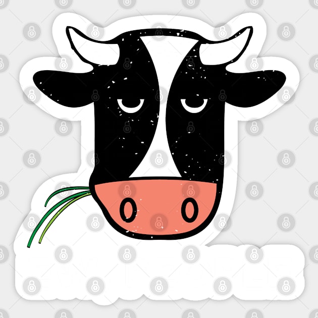 Ew People Heifer Cow Sticker by BraaiNinja